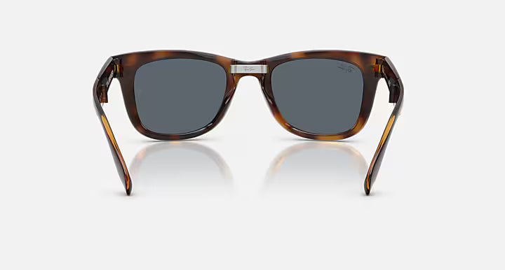 Ray-Ban Folding Wayfarer - Havana w/ Blue Lense