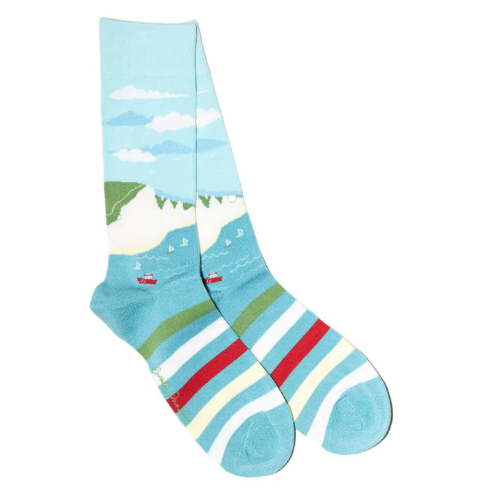 Swole Panda British Landmarks Sock Box - 4 Pairs of Bamboo Socks