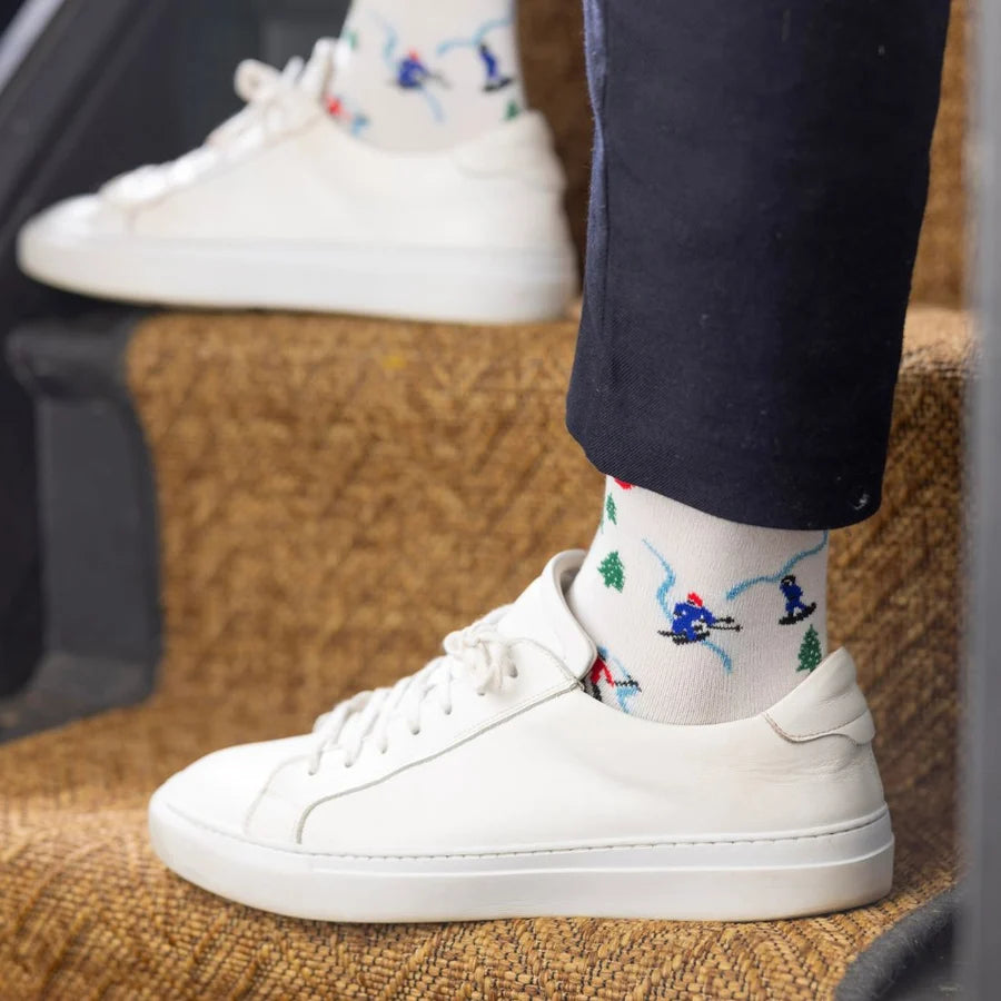 Swole Panda Bamboo Ski Slope Socks