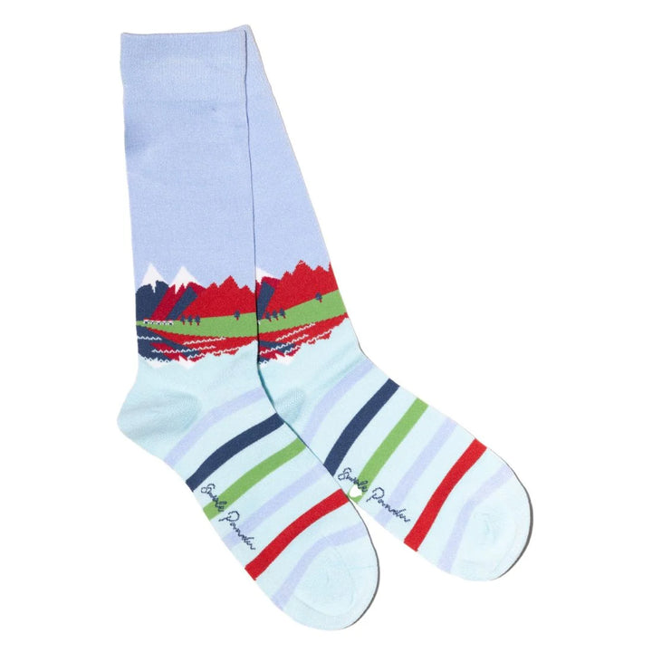 Swole Panda British Landmarks Sock Box - 4 Pairs of Bamboo Socks