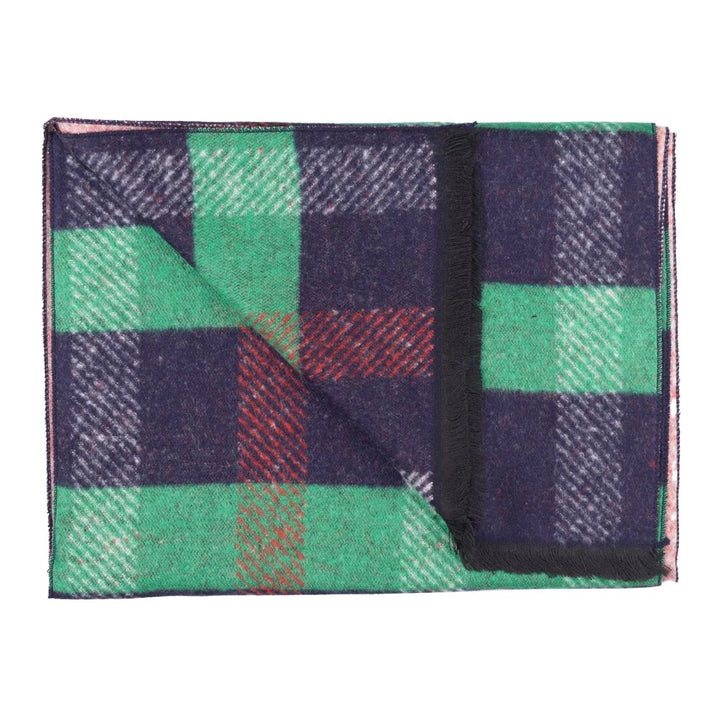 Swole Panda Green &amp; Navy Stripe Bamboo Scarf