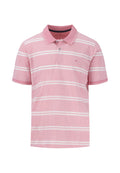 Fynch Hatton 2-Tone Stripe Polo - Pink
