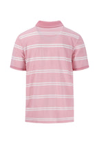 Fynch Hatton 2-Tone Stripe Polo - Pink