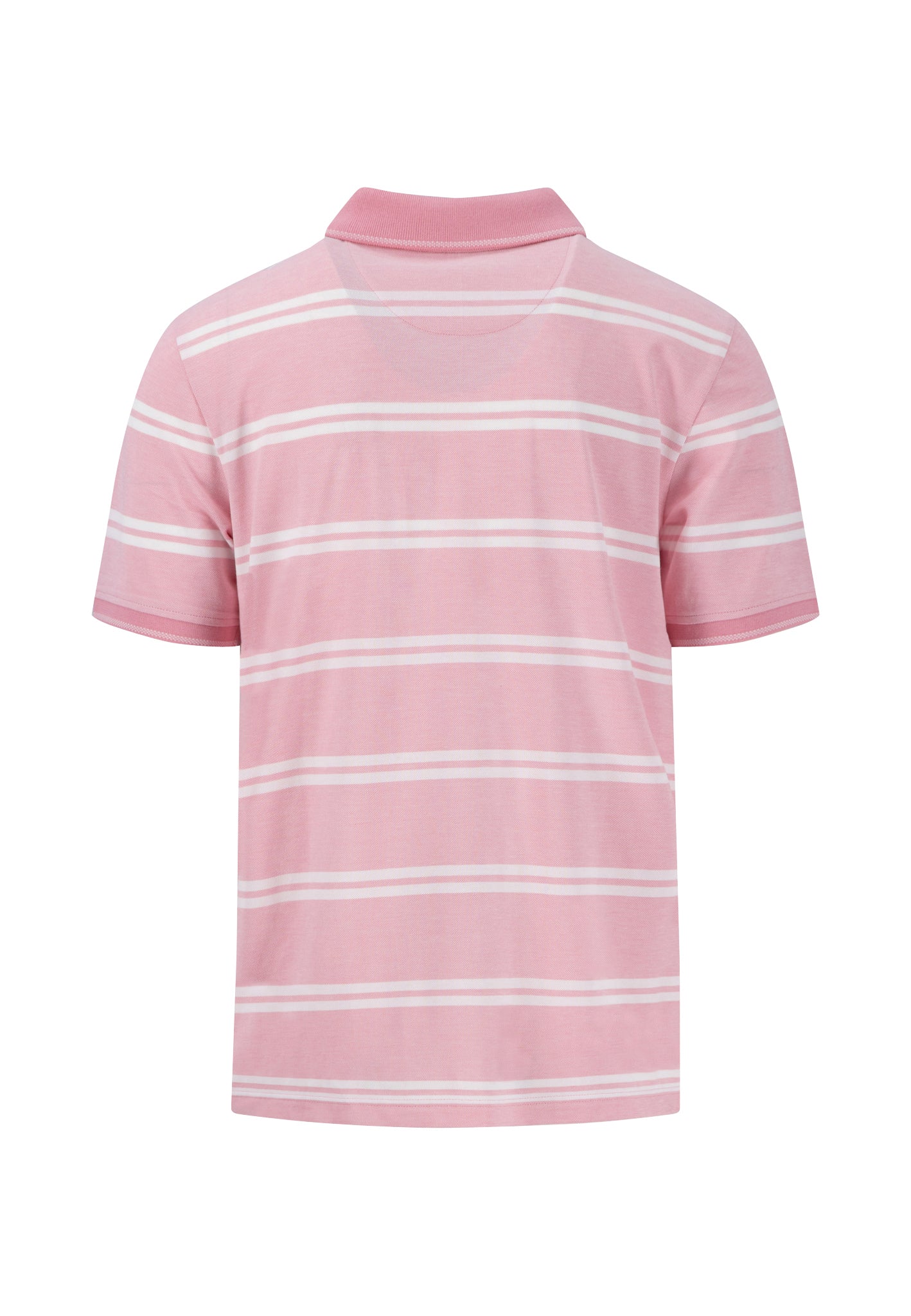 Fynch Hatton 2-Tone Stripe Polo - Pink