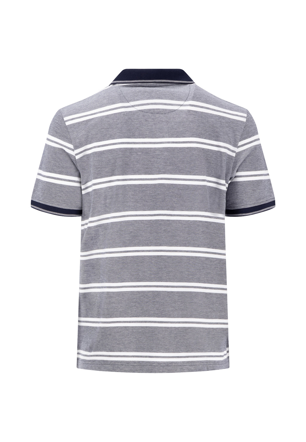 Fynch Hatton 2-Tone Stripe Polo - Navy