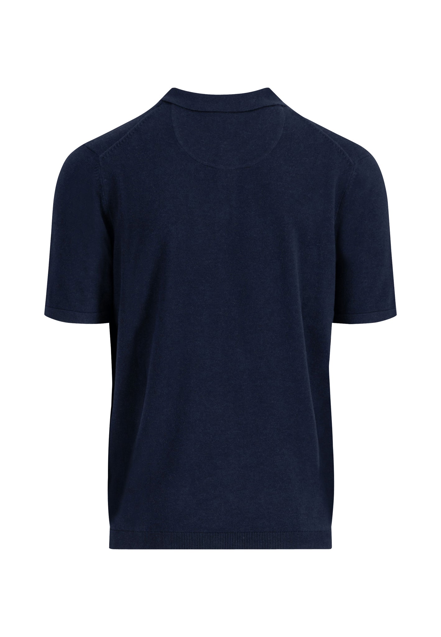 Fynch Hatton Air Cotton Polo - Navy