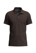 Fynch Hatton Premium Cotton Polo - Chocolate
