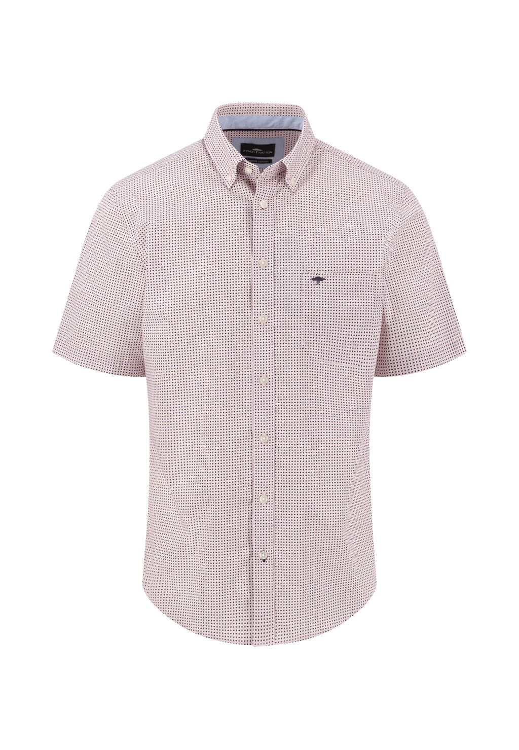 Fynch Hatton Minimal Print Short Sleeve Shirt