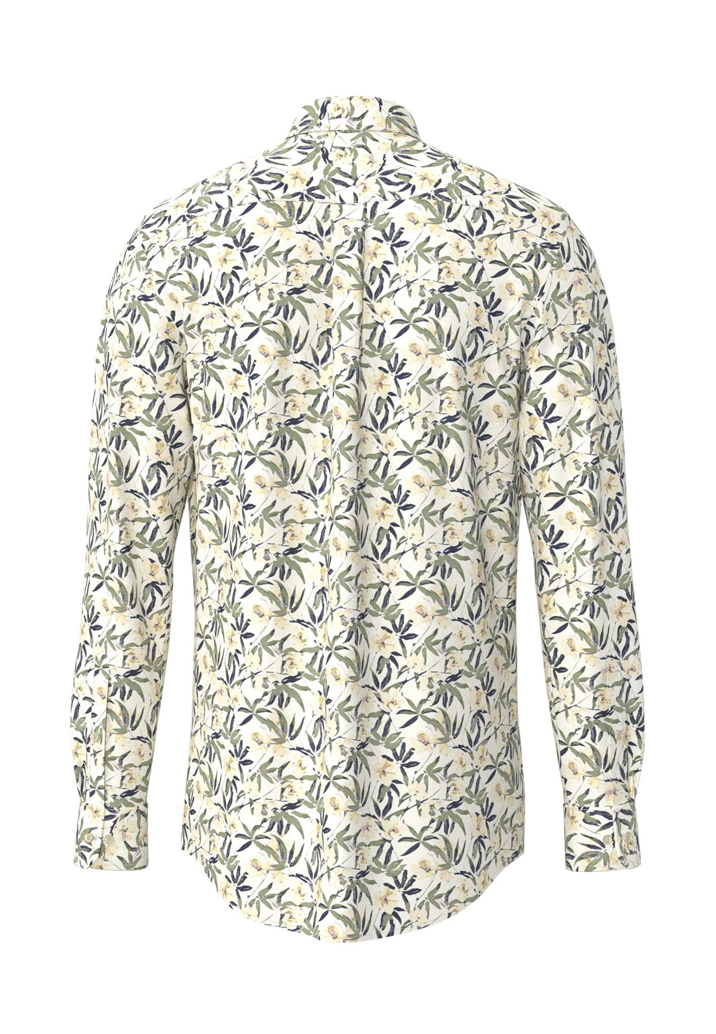 Fynch Hatton Flower Print Long Sleeve Shirt