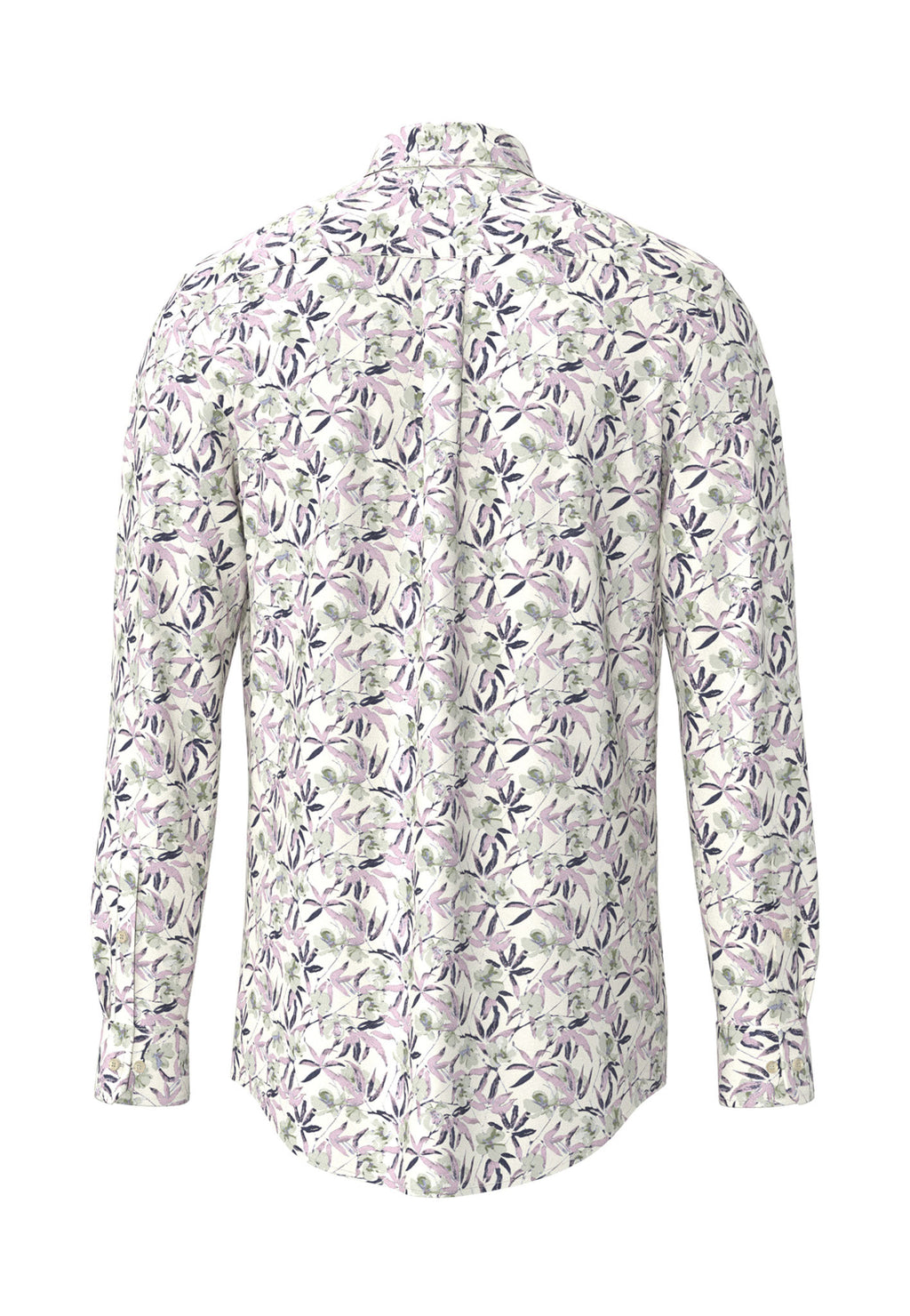 Fynch Hatton Flower Print Long Sleeve Shirt