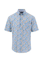 Fynch Hatton Premium Flower Print Short Sleeve Shirt
