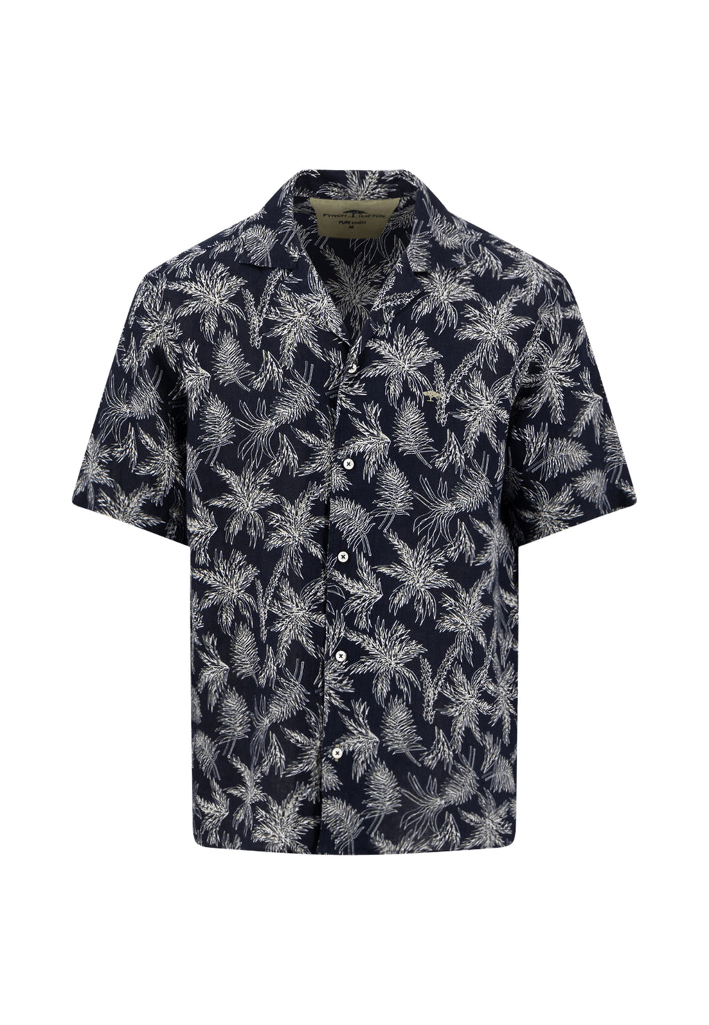Fynch Hatton Short Sleeve Linen Resort Shirt