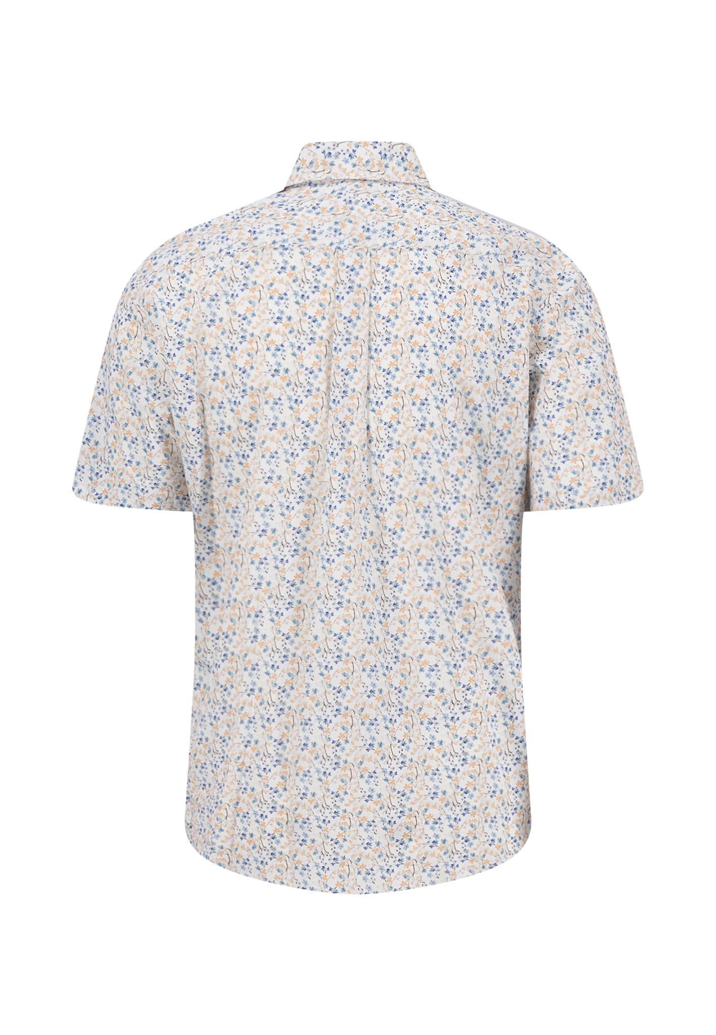 Fynch Hatton Summer Flower Print Short Sleeve Shirt