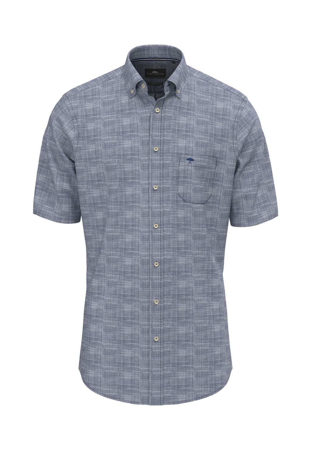Fynch Hatton Short Sleeve Slub Shirt