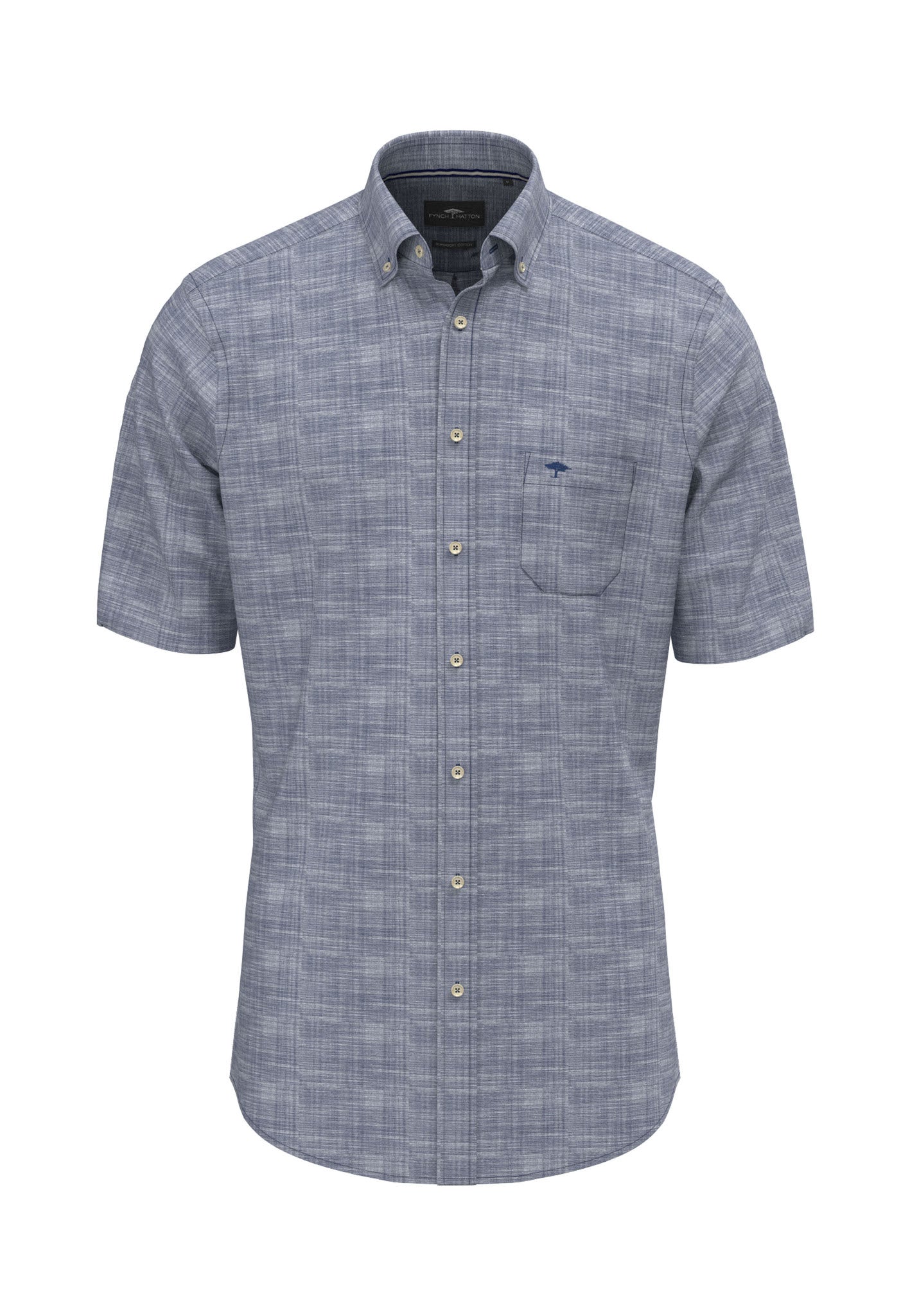 Fynch Hatton Short Sleeve Slub Shirt