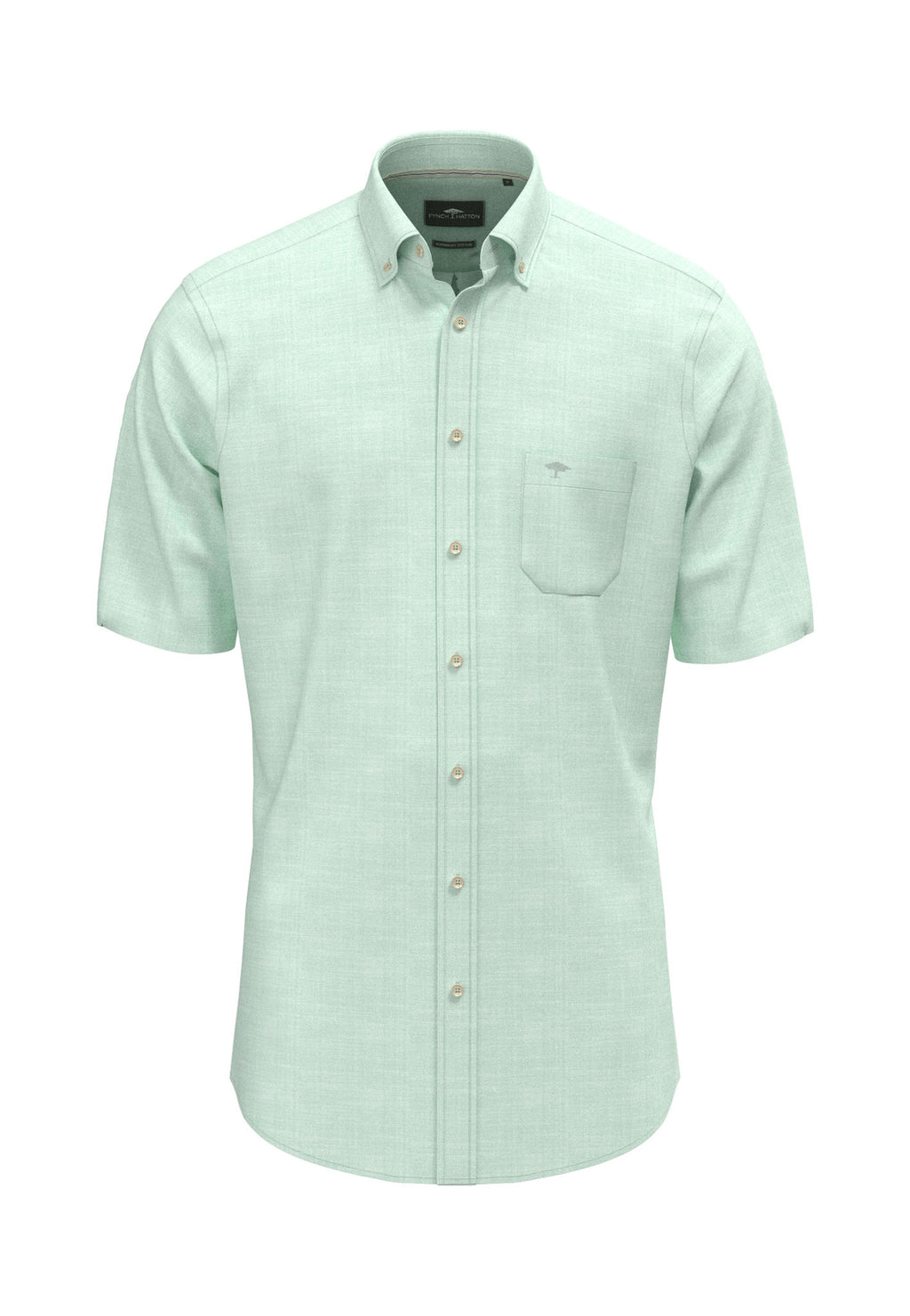 Fynch Hatton Short Sleeve Slub Shirt