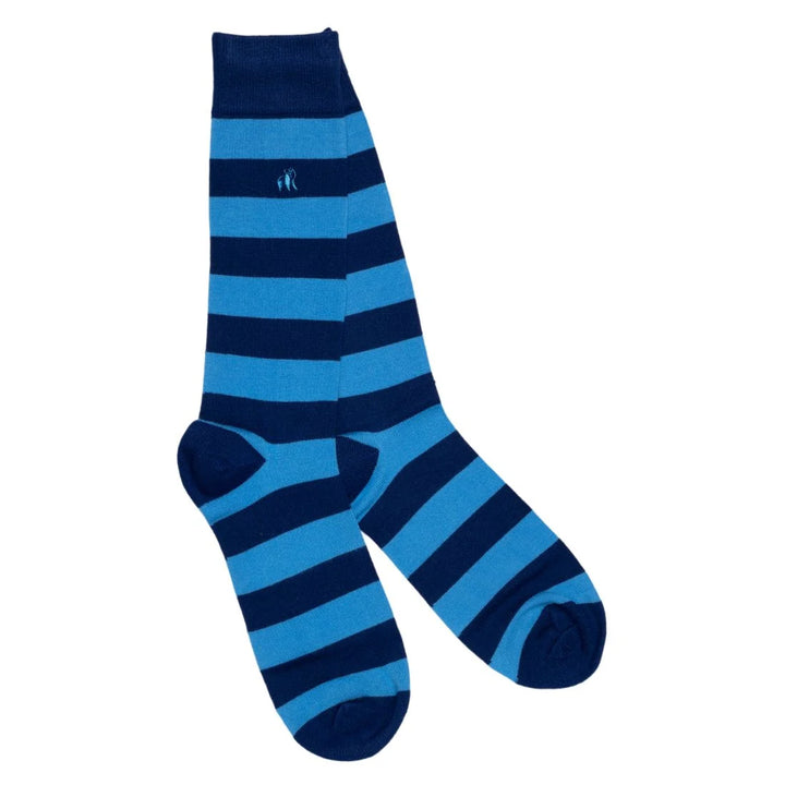 Swole Panda Beach Hut Sock Box - 2 Pairs of Bamboo Socks