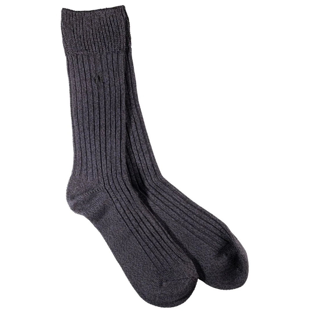 Swole Panda Navy Bamboo Boot Socks