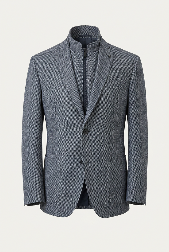 Roy Robson Jacket 17519 with Zip in Collar