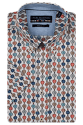 Marshall Button Down Air Balloon Short Sleeve Shirt - Multi