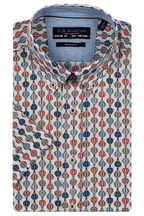 Marshall Button Down Air Balloon Short Sleeve Shirt - Multi