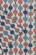 Marshall Button Down Air Balloon Short Sleeve Shirt - Multi