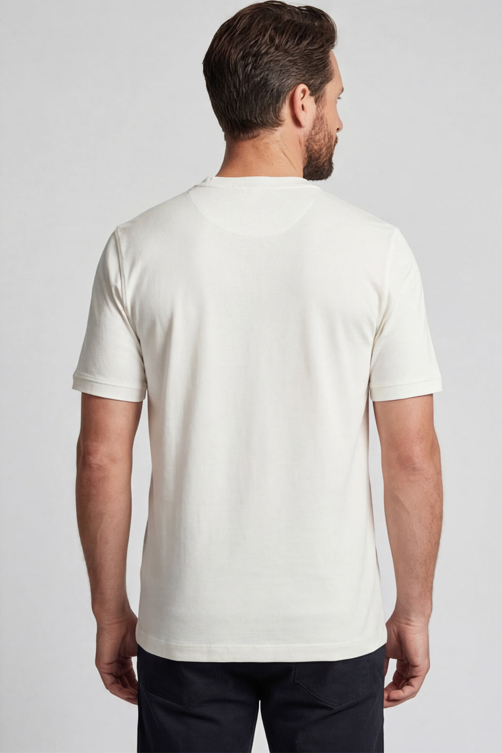 Baileys Classic Crew Neck T-Shirt - Off White