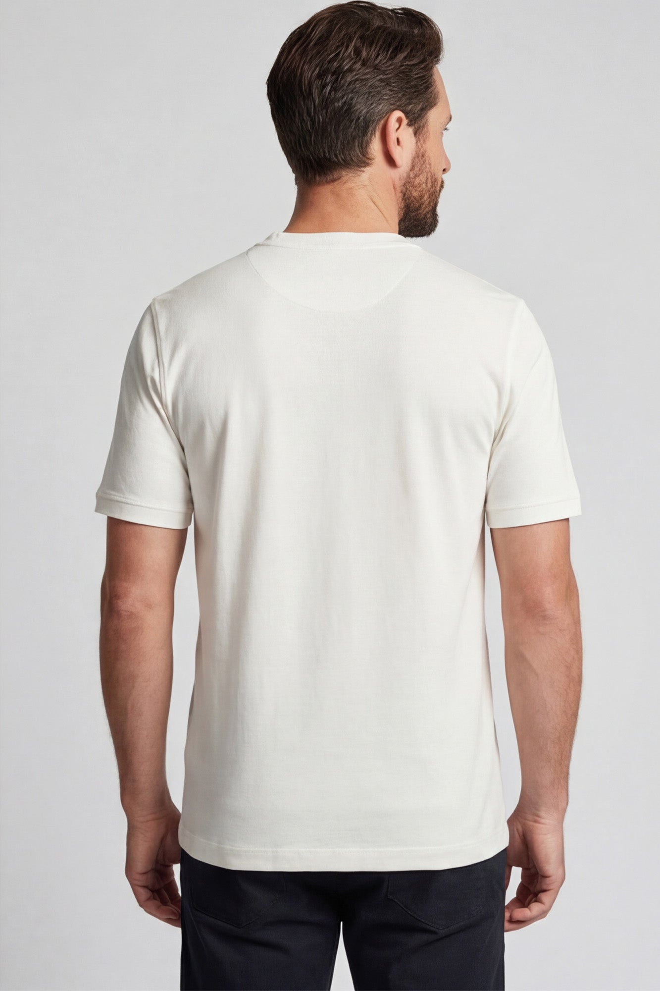 Baileys Classic Crew Neck T-Shirt - Off White