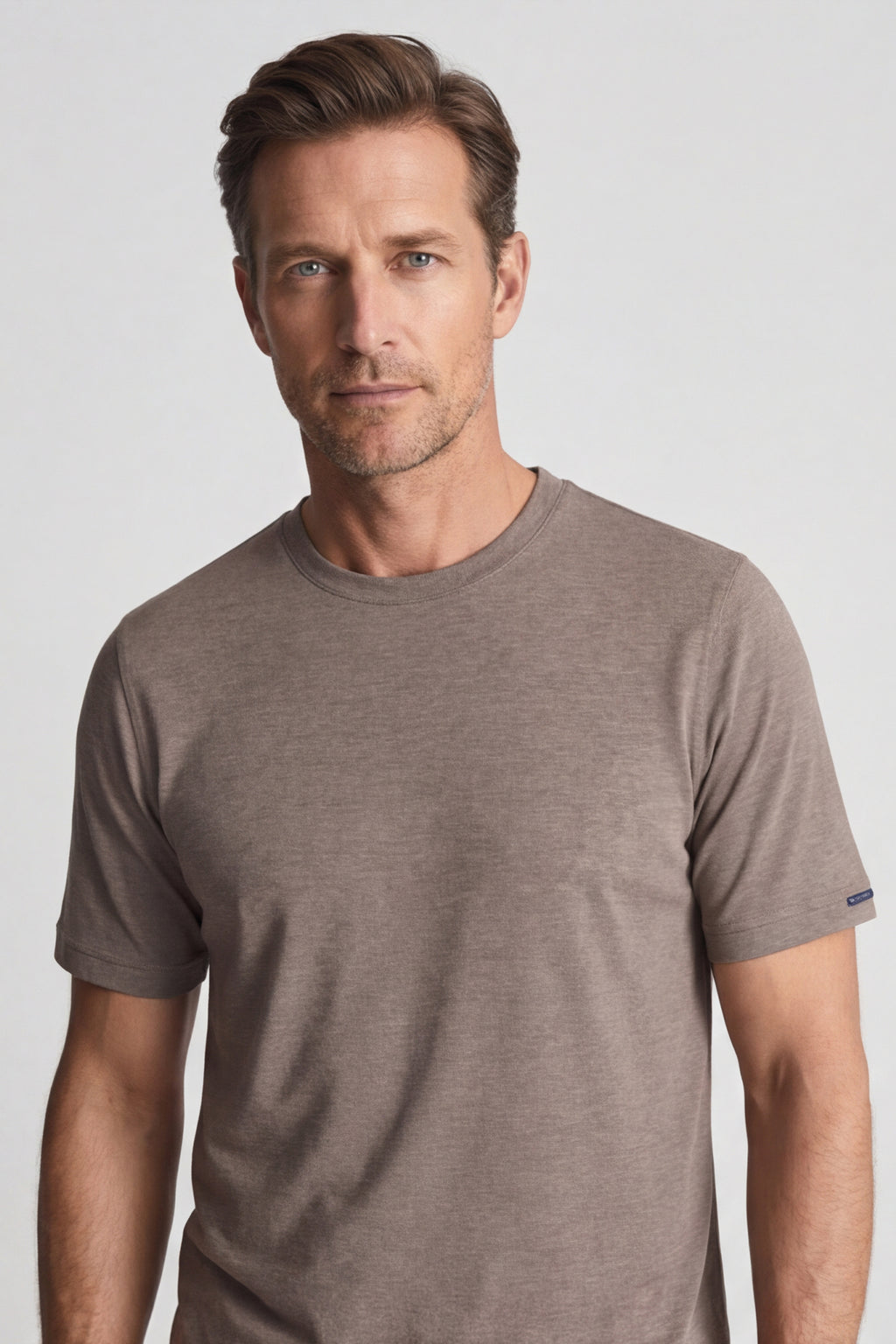 Baileys Classic Crew Neck T-Shirt - Brown