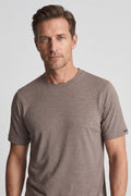 Baileys Classic Crew Neck T-Shirt - Brown