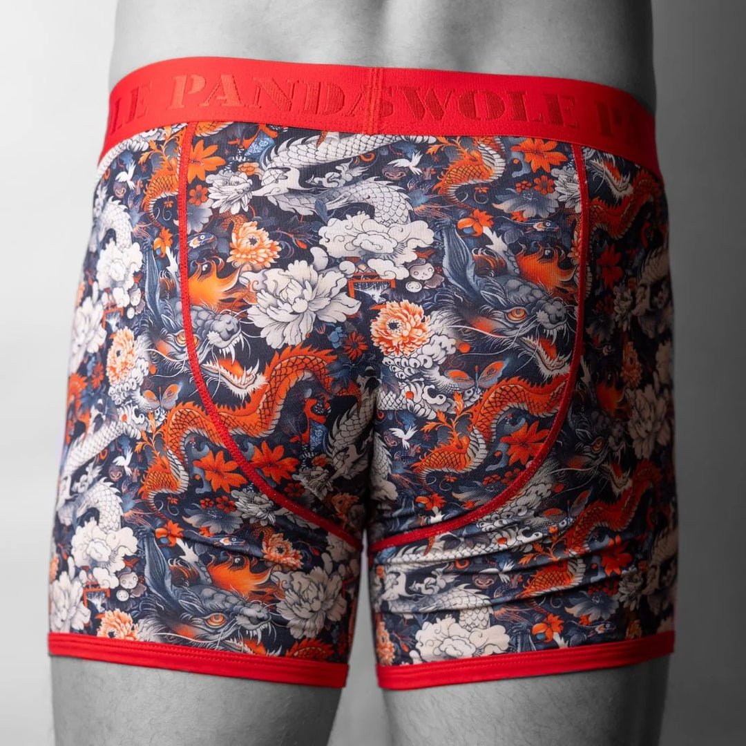 Swole Panda Bamboo Boxers - Dragons
