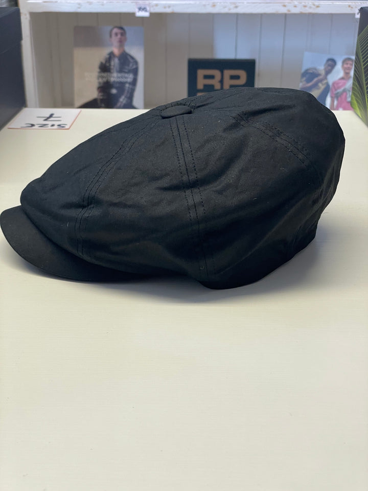 Failsworth Alfie Wax Bakerboy Cap - Black