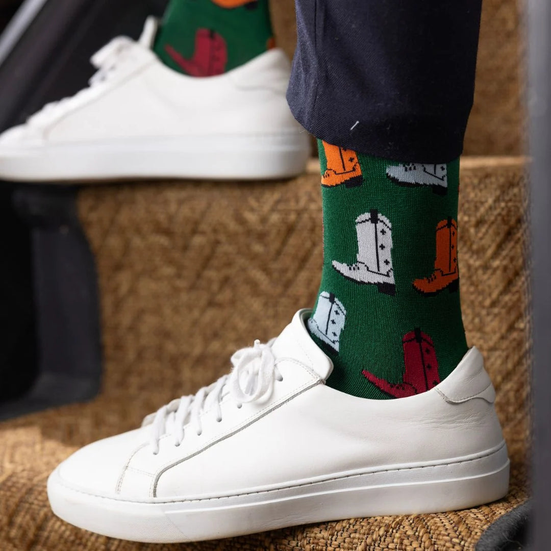 Swole Panda Country Music Sock Box - 2 Pairs of Bamboo Socks