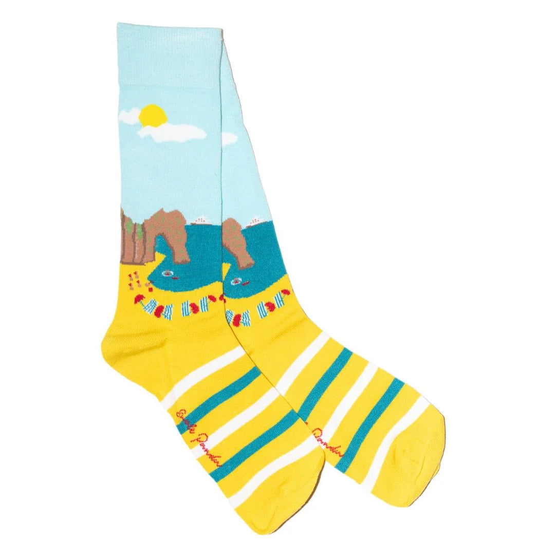 Swole Panda British Landmarks Sock Box - 4 Pairs of Bamboo Socks