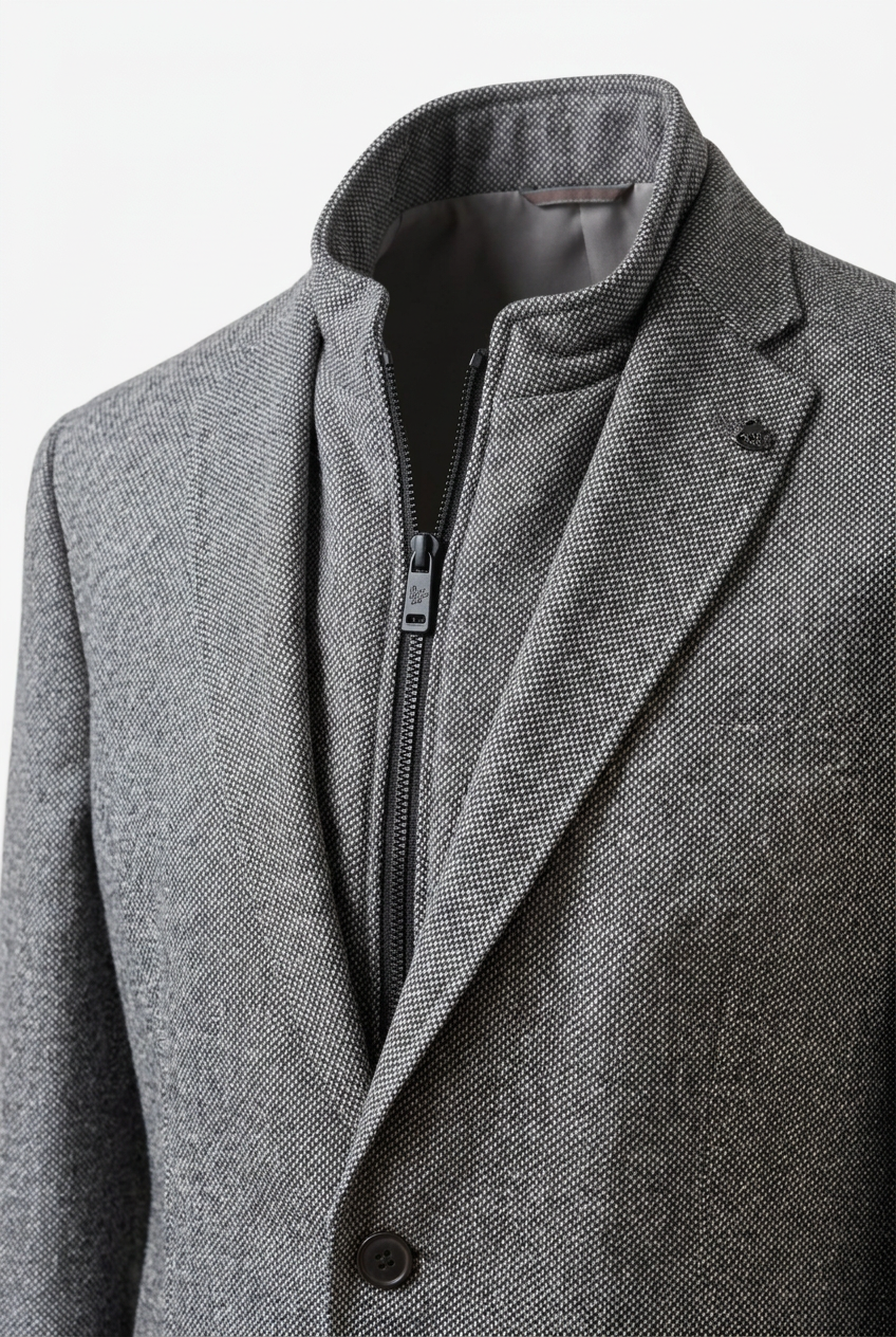 Roy Robson Jacket 17519 with Zip in Collar