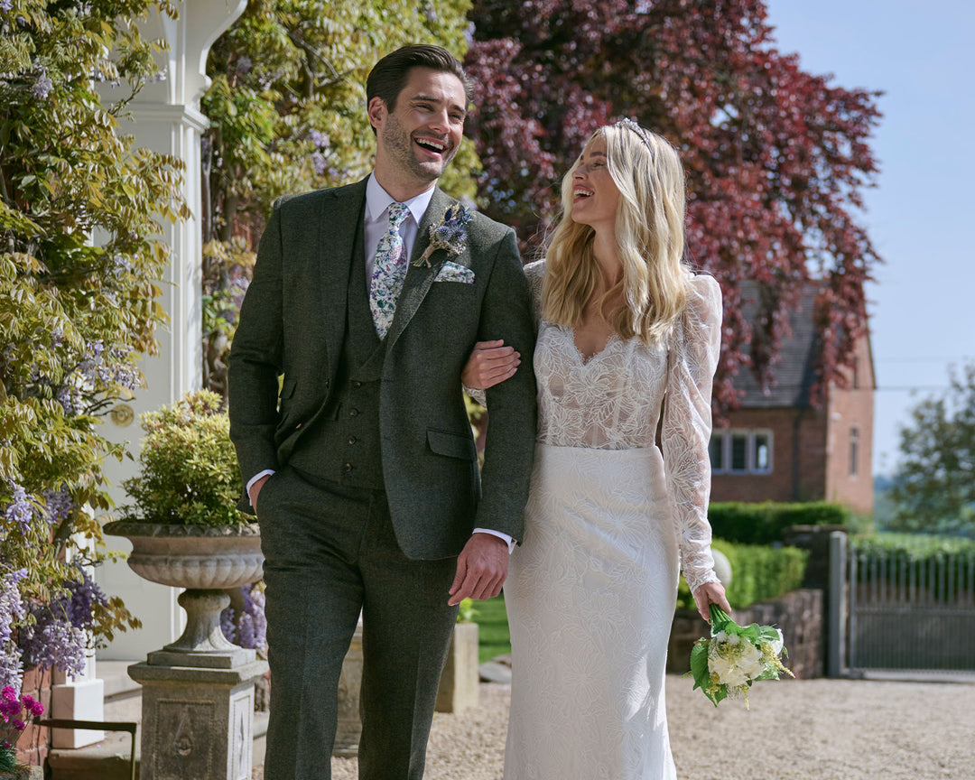 Green Tweed Suit