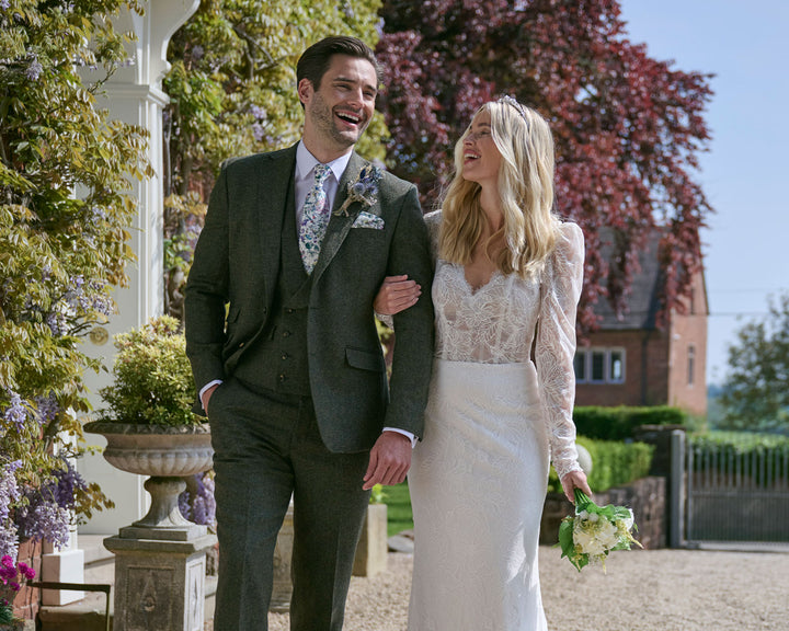 Green Tweed Suit