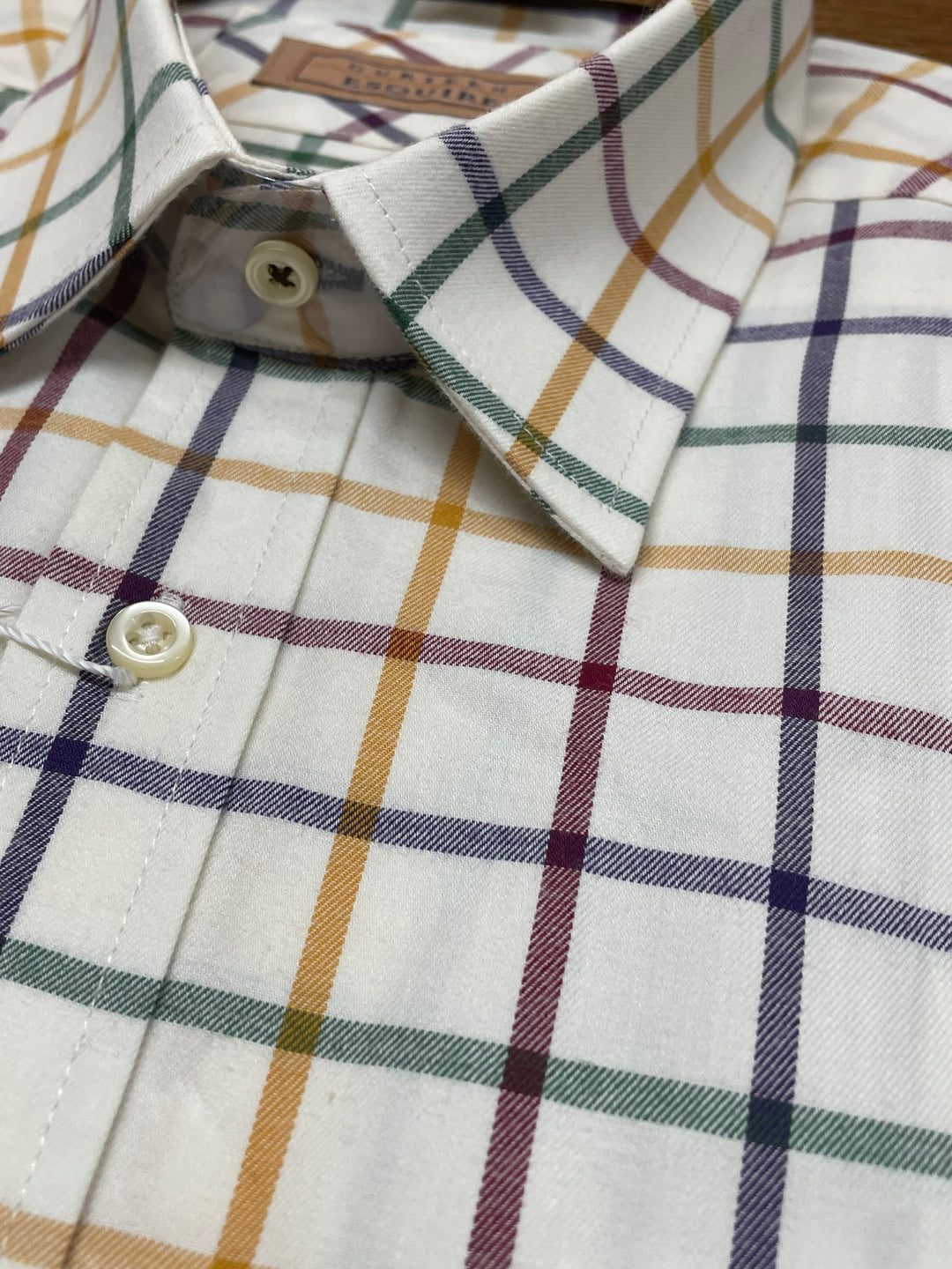 Gurteen Cumbria Brushed Cotton Large Check Shirt - Multi