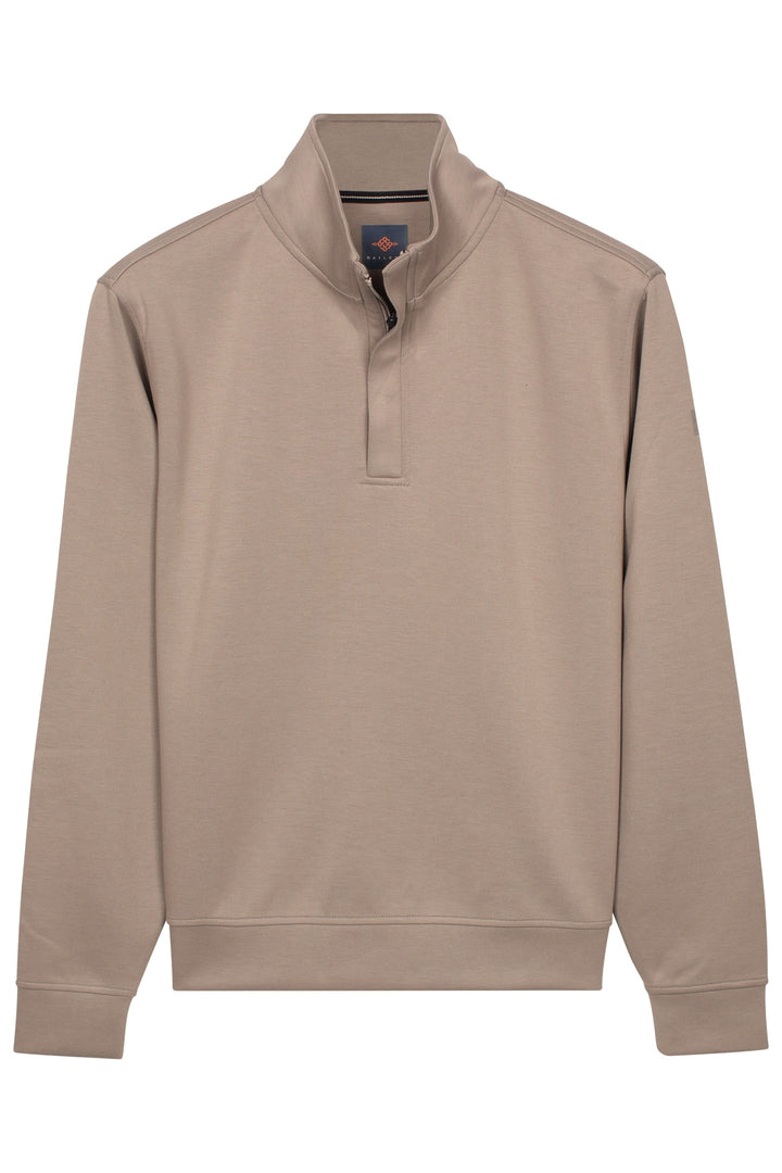 Baileys 1/4 Zip Sweatshirt - Greige
