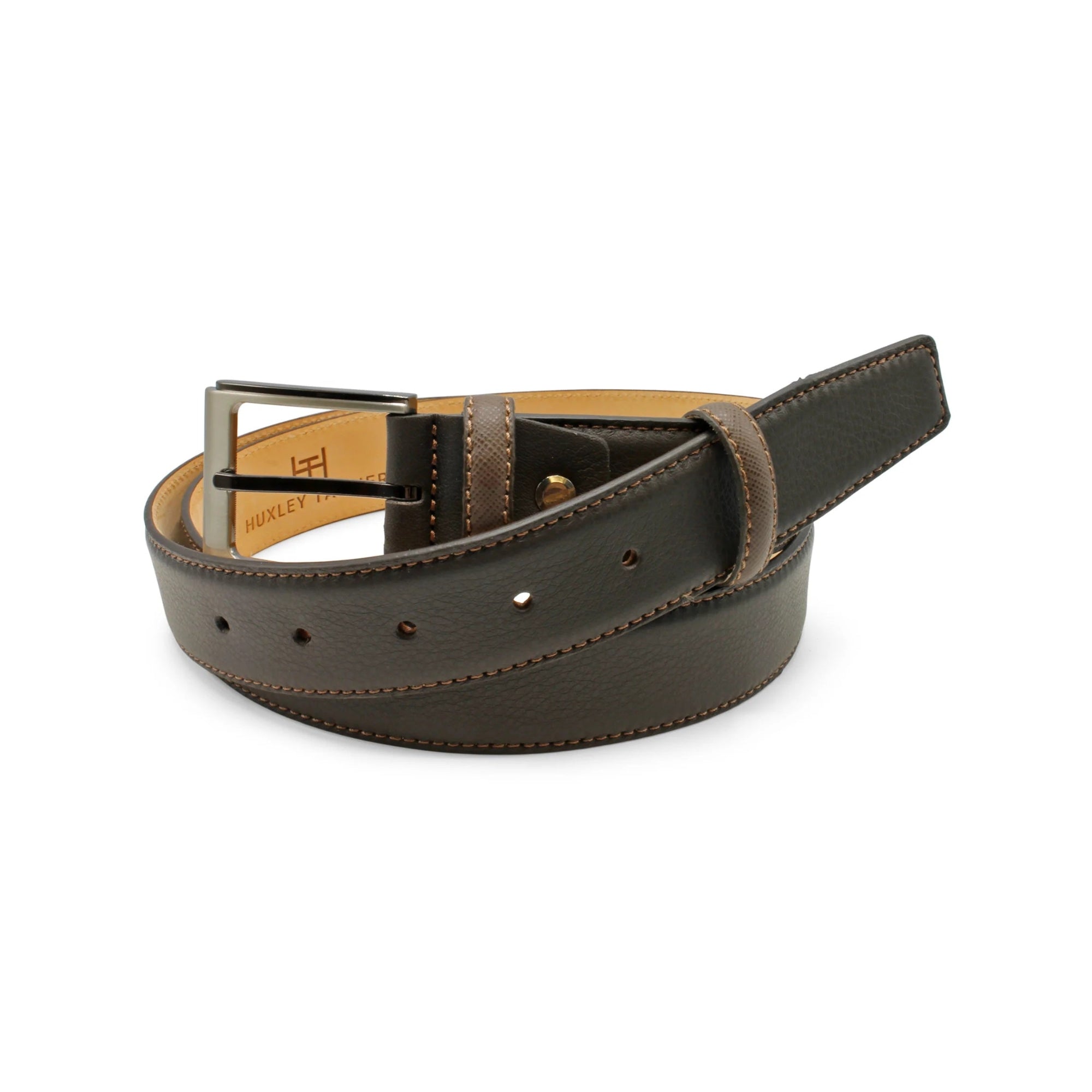 Huxley Tanner "Ballesteros" Classic Napa Grain Leather Belt