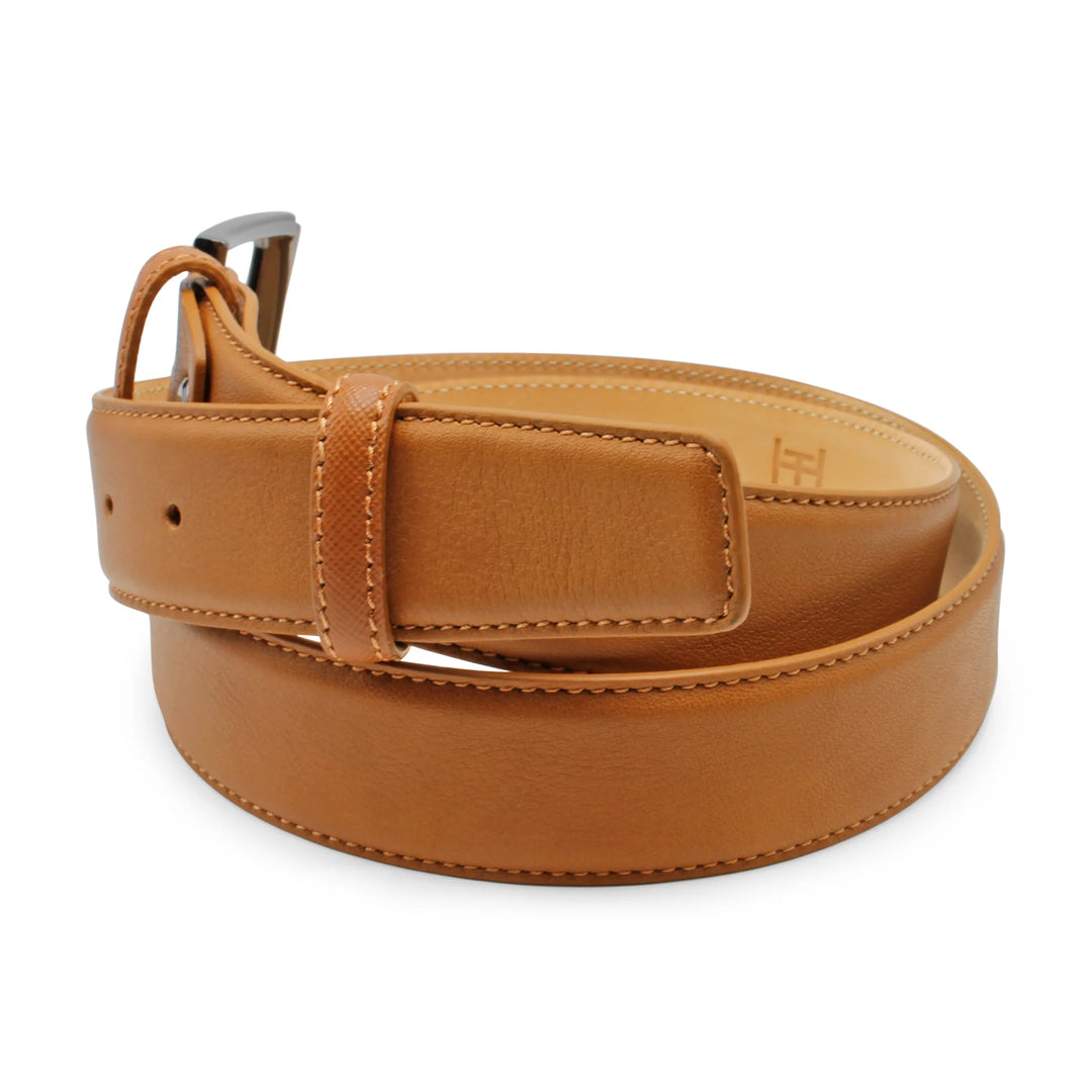 Huxley Tanner "Ballesteros" Classic Napa Grain Leather Belt