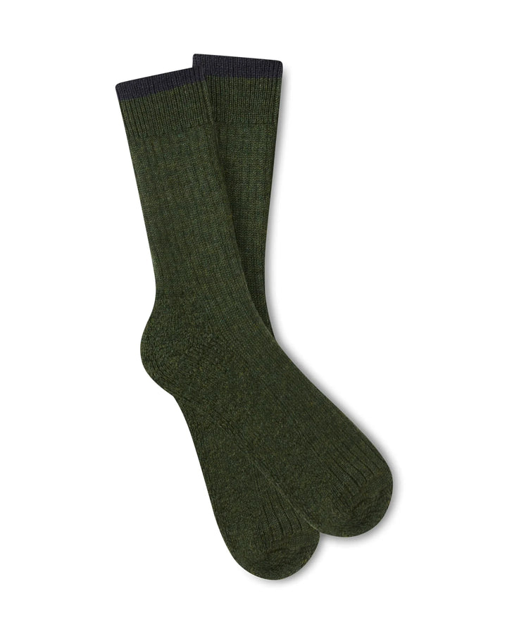 Peregrine British Wool Boot Socks - Olive