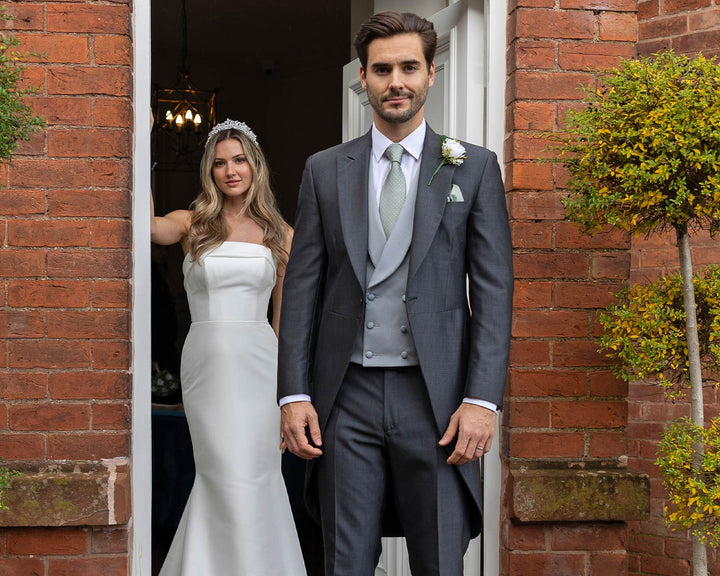 Charcoal Mohair Morning suit