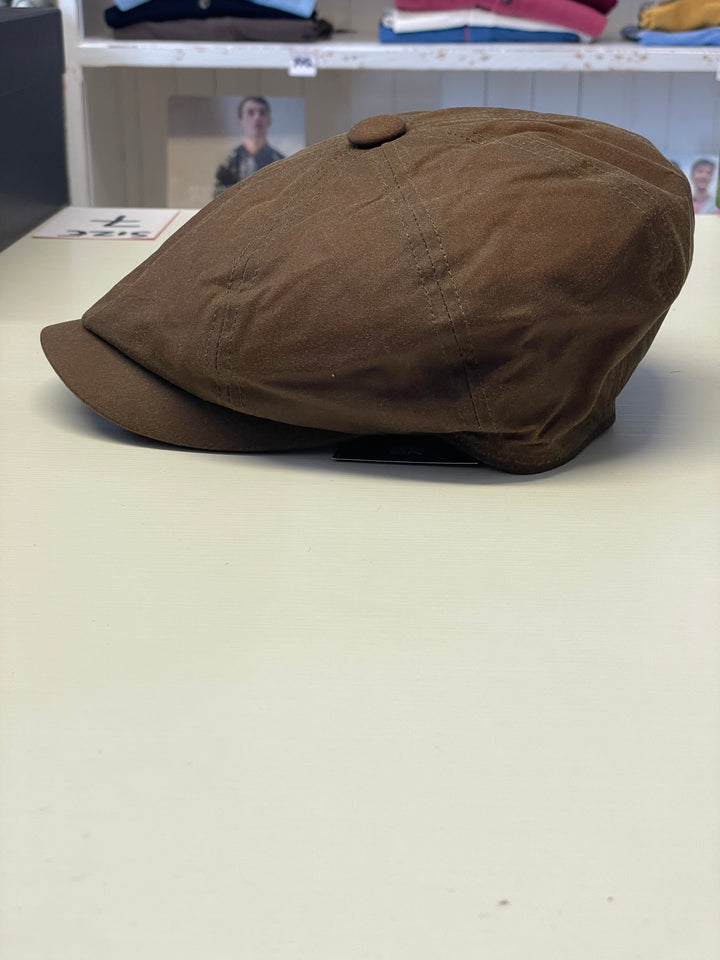 Failsworth Alfie Wax Bakerboy Cap - Coffee