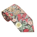 Liberty Fabric Cotton Tie - Ciara Grey by Van Buck