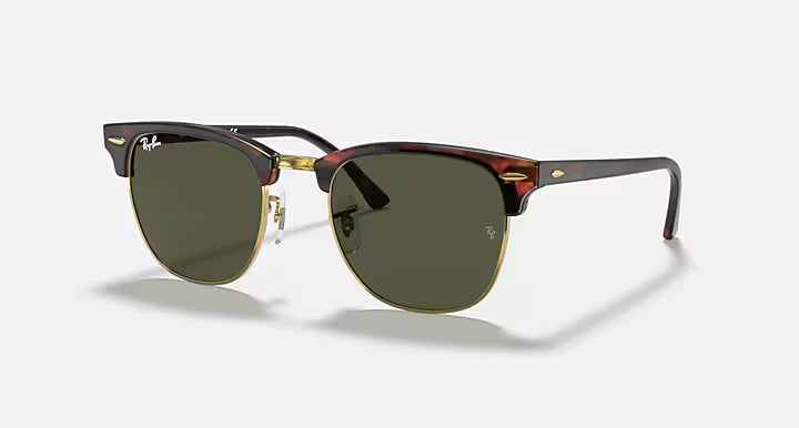 Ray-Ban Clubmaster Classic - Polished Tortoise on Gold