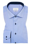 Eterna Modern Plain Dark Button Shirt