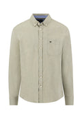 Fynch Hatton Long Sleeve Oxford Shirt - Moss