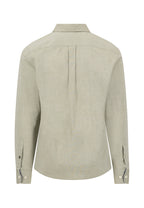 Fynch Hatton Long Sleeve Oxford Shirt - Moss