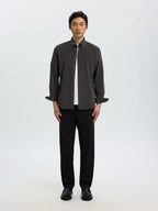 Selected Danni Cord Long Sleeve Shirt - Dark Shadow